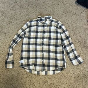 Men’s button up flannel shirt